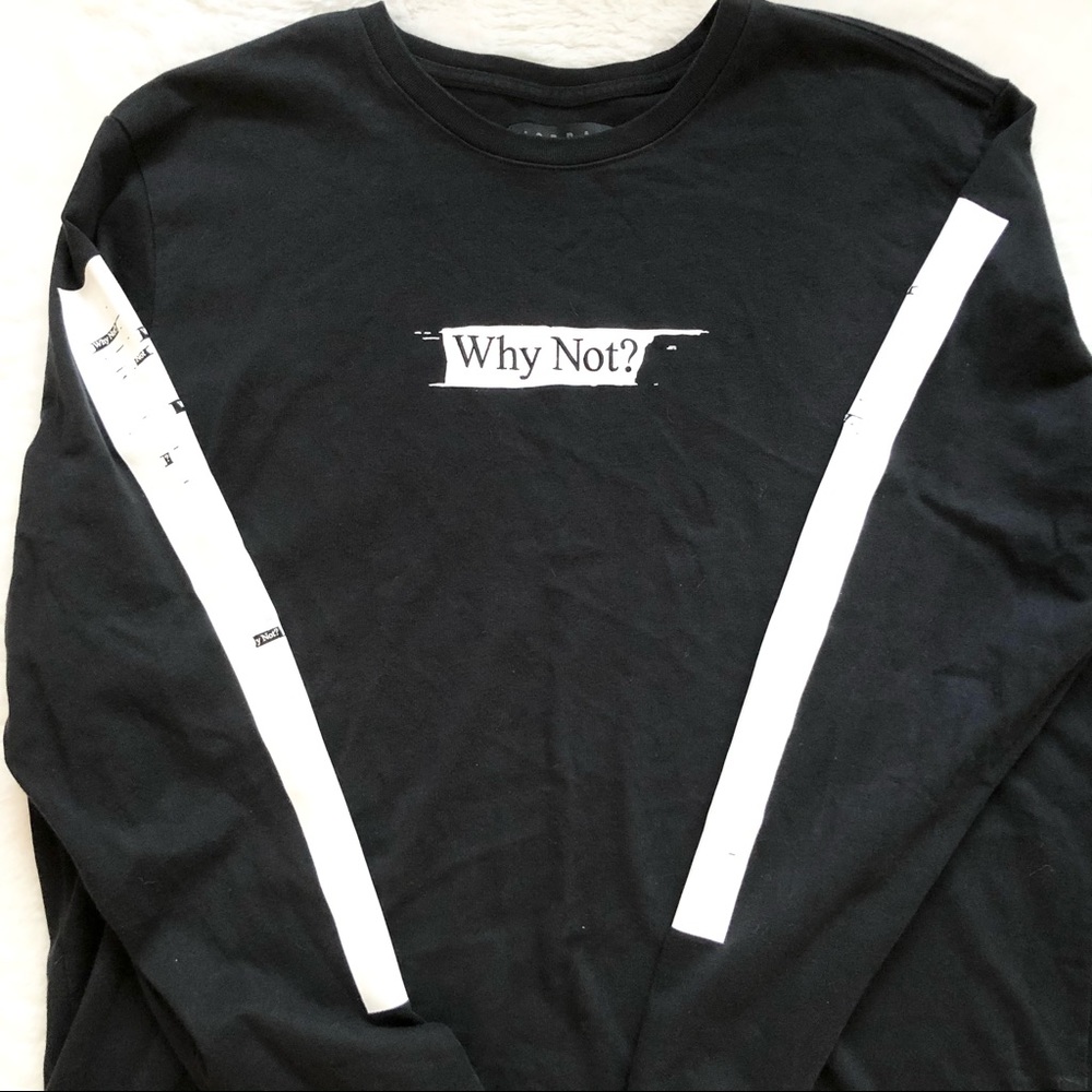 Black and White Long Sleeve Shirt